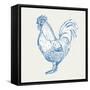 Cottage Rooster II-Sue Schlabach-Framed Stretched Canvas