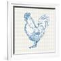 Cottage Rooster II-Sue Schlabach-Framed Art Print