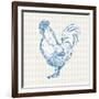 Cottage Rooster II-Sue Schlabach-Framed Art Print