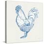 Cottage Rooster II-Sue Schlabach-Stretched Canvas