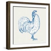 Cottage Rooster III-Sue Schlabach-Framed Art Print