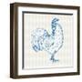 Cottage Rooster III-Sue Schlabach-Framed Art Print