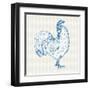 Cottage Rooster III-Sue Schlabach-Framed Art Print