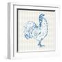 Cottage Rooster III-Sue Schlabach-Framed Art Print