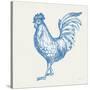 Cottage Rooster IV-Sue Schlabach-Stretched Canvas