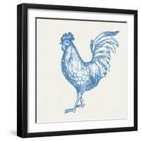 Cottage Rooster IV-Sue Schlabach-Framed Art Print