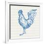 Cottage Rooster IV-Sue Schlabach-Framed Art Print