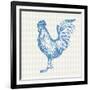 Cottage Rooster IV-Sue Schlabach-Framed Art Print