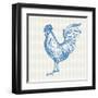 Cottage Rooster IV-Sue Schlabach-Framed Art Print