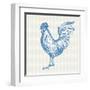 Cottage Rooster IV-Sue Schlabach-Framed Art Print