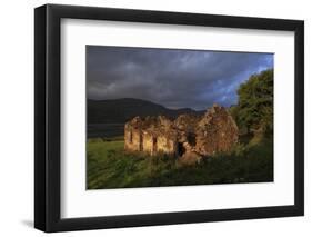 Cottage ruin, Loughros, Ardara, County Donegal, Ulster, Republic of Ireland, Europe-Carsten Krieger-Framed Photographic Print