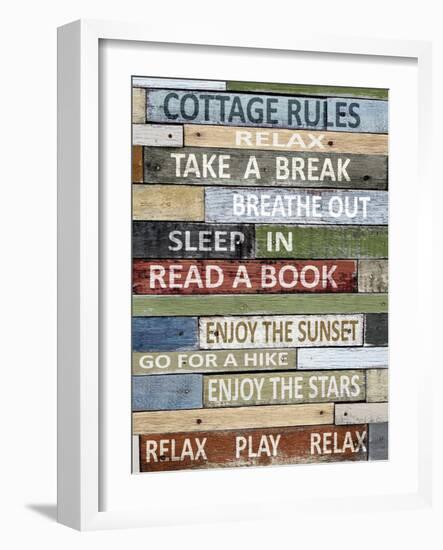 Cottage Rules-Mark Chandon-Framed Giclee Print