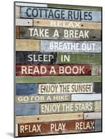 Cottage Rules-Mark Chandon-Mounted Giclee Print