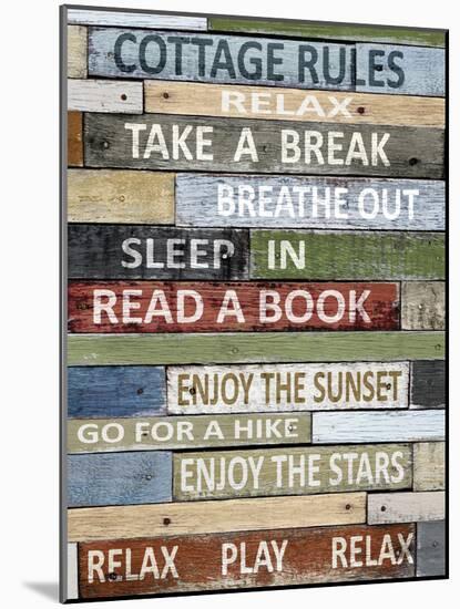 Cottage Rules-Mark Chandon-Mounted Giclee Print