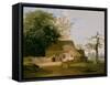 Cottage Scenery, 1845-George Caleb Bingham-Framed Stretched Canvas