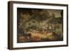 Cottage Scenery with Cattle, at Ambleside, 1803-Julius Caesar Ibbetson-Framed Giclee Print