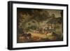 Cottage Scenery with Cattle, at Ambleside, 1803-Julius Caesar Ibbetson-Framed Giclee Print