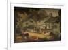 Cottage Scenery with Cattle, at Ambleside, 1803-Julius Caesar Ibbetson-Framed Giclee Print