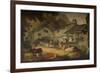 Cottage Scenery with Cattle, at Ambleside, 1803-Julius Caesar Ibbetson-Framed Giclee Print