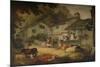 Cottage Scenery with Cattle, at Ambleside, 1803-Julius Caesar Ibbetson-Mounted Giclee Print