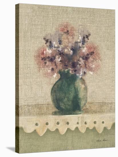Cottage Shelf Bouquet IV-Cheri Blum-Stretched Canvas