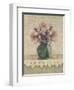 Cottage Shelf Bouquet IV-Cheri Blum-Framed Art Print