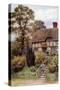 Cottage Steps, Ardington, Berkshire-Alfred Robert Quinton-Stretched Canvas