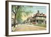 Cottage Street, New Bedford-null-Framed Art Print