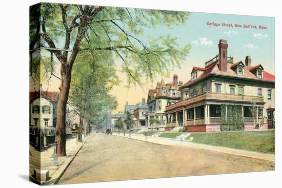 Cottage Street, New Bedford-null-Stretched Canvas