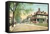 Cottage Street, New Bedford-null-Framed Stretched Canvas