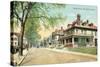 Cottage Street, New Bedford-null-Stretched Canvas