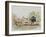 Cottage under Large Trees in Summer, C.1831-Eugene Delacroix-Framed Giclee Print