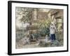 Cottage Well-Myles Birket Foster-Framed Giclee Print