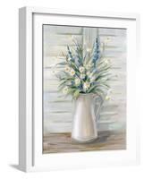 Cottage Windowsill-Silvia Vassileva-Framed Art Print