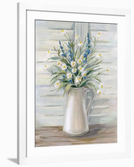 Cottage Windowsill-Silvia Vassileva-Framed Art Print