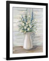 Cottage Windowsill-Silvia Vassileva-Framed Art Print