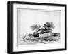 Cottage with a White Paling, 1648 (Etching)-Rembrandt van Rijn-Framed Giclee Print