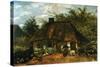 Cottage-Vincent van Gogh-Stretched Canvas