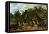 Cottage-Vincent van Gogh-Framed Stretched Canvas