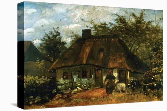 Cottage-Vincent van Gogh-Stretched Canvas