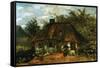 Cottage-Vincent van Gogh-Framed Stretched Canvas