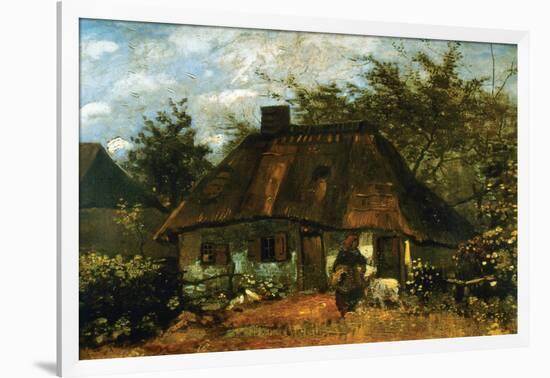 Cottage-Vincent van Gogh-Framed Art Print