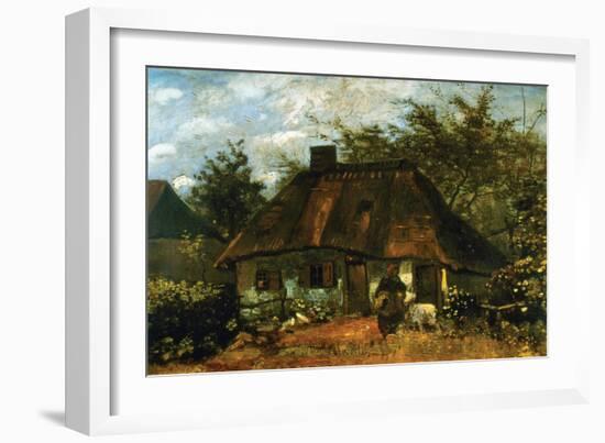 Cottage-Vincent van Gogh-Framed Art Print