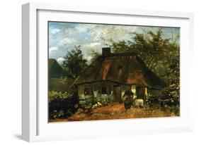 Cottage-Vincent van Gogh-Framed Art Print