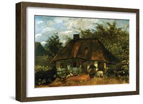 Cottage-Vincent van Gogh-Framed Art Print