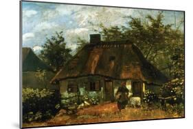 Cottage-Vincent van Gogh-Mounted Art Print