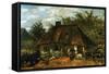 Cottage-Vincent van Gogh-Framed Stretched Canvas