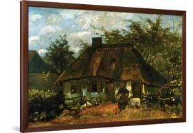 Cottage-Vincent van Gogh-Framed Art Print