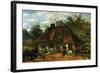 Cottage-Vincent van Gogh-Framed Art Print