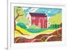 Cottage-A Richard Allen-Framed Giclee Print